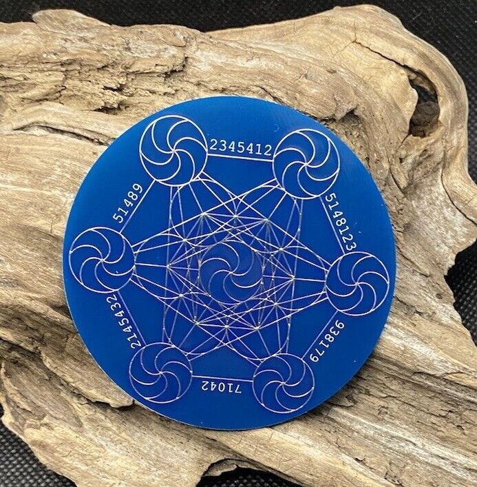 70 mm Discs – Metatron & Bifilar-Fermat – Farbe, Legierung und Stückzahl wählbar – Bild 7