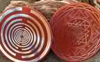 94 mm Discs – Lakhovsky MWO & Sri Yantra – Farbe, Legierung und Stückzahl wählbar – Galerie