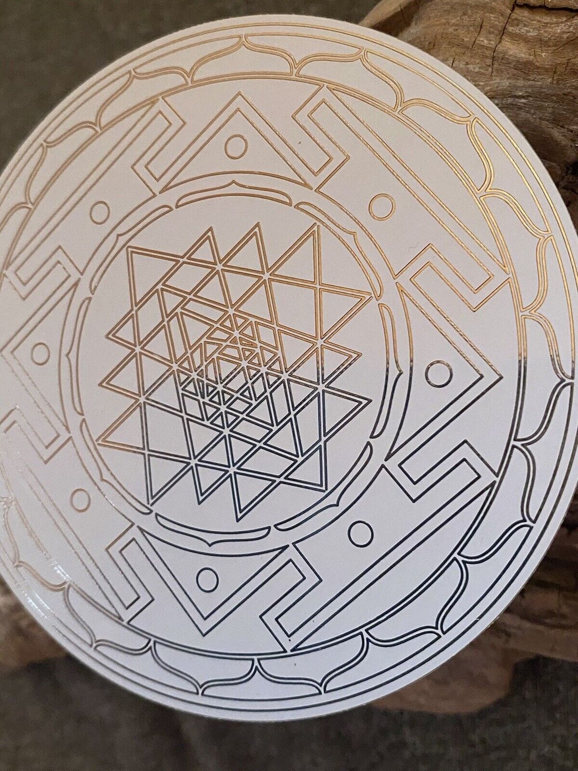 94 mm Discs – Lakhovsky MWO & Sri Yantra – Farbe, Legierung und Stückzahl wählbar – Galerie
