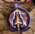 Amulett – lila flieder – 25 mm / lila – Produktansicht 1