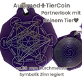 AURYMED Animal Tier Coin Wunschfarben – Beispiel 1