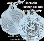 AURYMED Animal Tier Coin Weiß – Beispiel 1