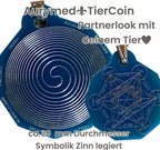 AURYMED Animal Tier Coin Blau – Beispiel 1