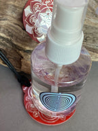 Amulett – Ich bin – Merkaba – Triskele rot mit zinnlegiert ca. 48mmx52 mm – Produktansicht 1