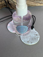 Amulett – Ich bin – Merkaba – Triskele weiß mit zinnlegiert ca. 48mmx52 mm – Produktansicht 1