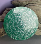 90 mm Discs – Metatron & Dodecagram – Stückzahl wählbar – zinnlegiert – grün – Bild 9