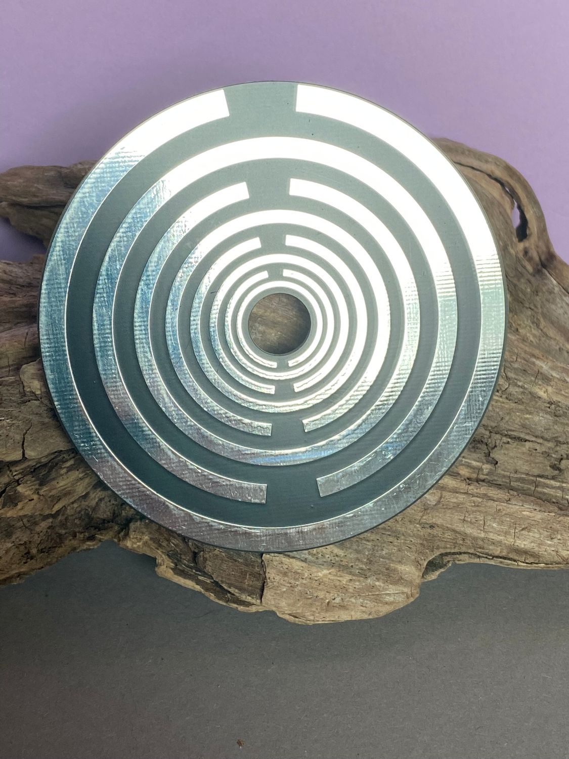 90 mm Disc – Lakhovsky MWO – 12-mm-Loch / zinnlegiert / schwarz – Produktansicht 1