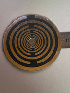 90 mm Disc – Lakhovsky MWO – 12-mm-Loch / zinnlegiert / schwarz – Produktansicht 1
