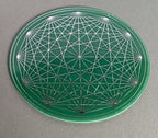 90 mm Discs – Metatron & Dodecagram – Stückzahl wählbar – zinnlegiert – grün – Bild 5