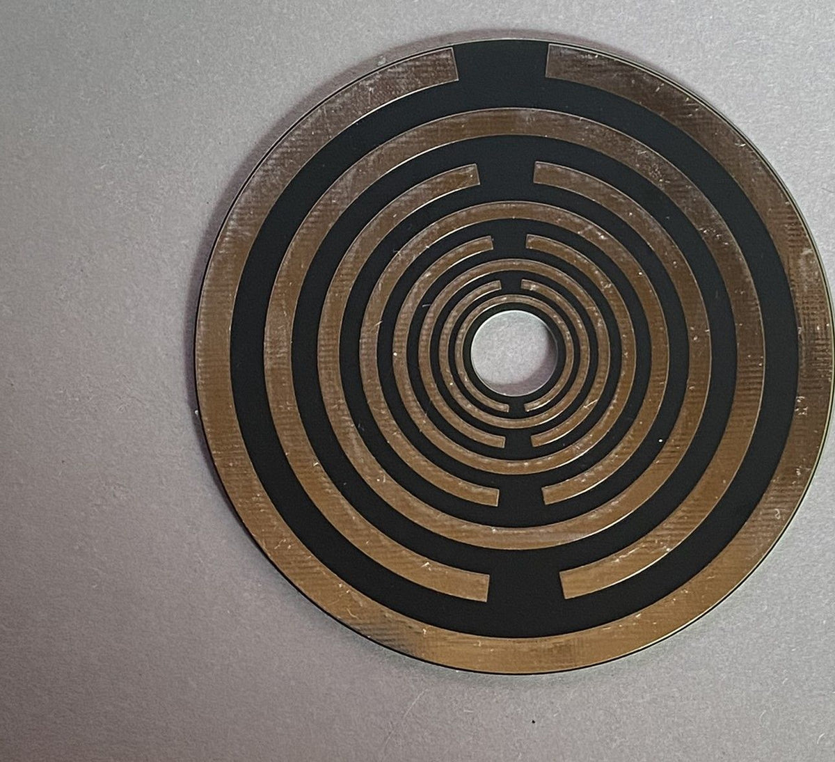 90 mm Disc – Lakhovsky MWO – 12-mm-Loch / zinnlegiert / schwarz – Produktansicht 1