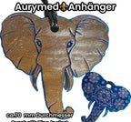 70 mm Anhänger Elefant – Produktansicht 1
