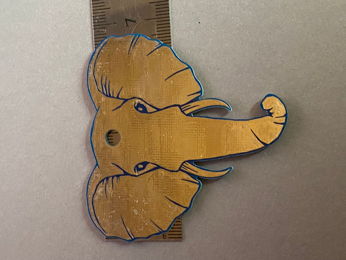 70 mm Anhänger Elefant – Produktansicht 1