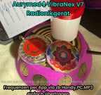 69 mm VibraNex UFO – pink, Oberflächenplatte goldlegiert – Produktansicht 1