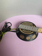 69 mm VibraNex UFO – schwarz, Oberflächenplatte goldlegiert – Produktansicht 1