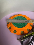 94 mm vibraNex flach – orange, Oberflächenplatte zinnlegiert – Produktansicht 1