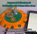94 mm vibraNex flach – orange, Oberflächenplatte zinnlegiert – Produktansicht 1