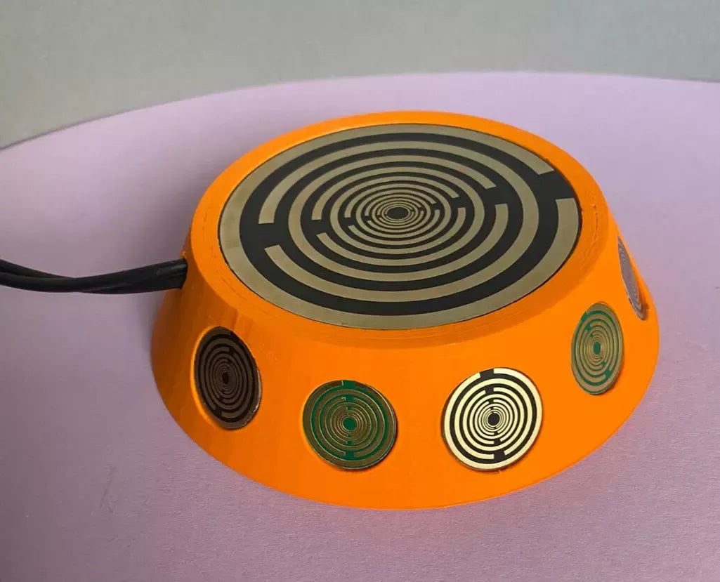 69 mm VibraNex UFO, 1-farbig, Oberflächenplatte goldlegiert – Produktansicht 1