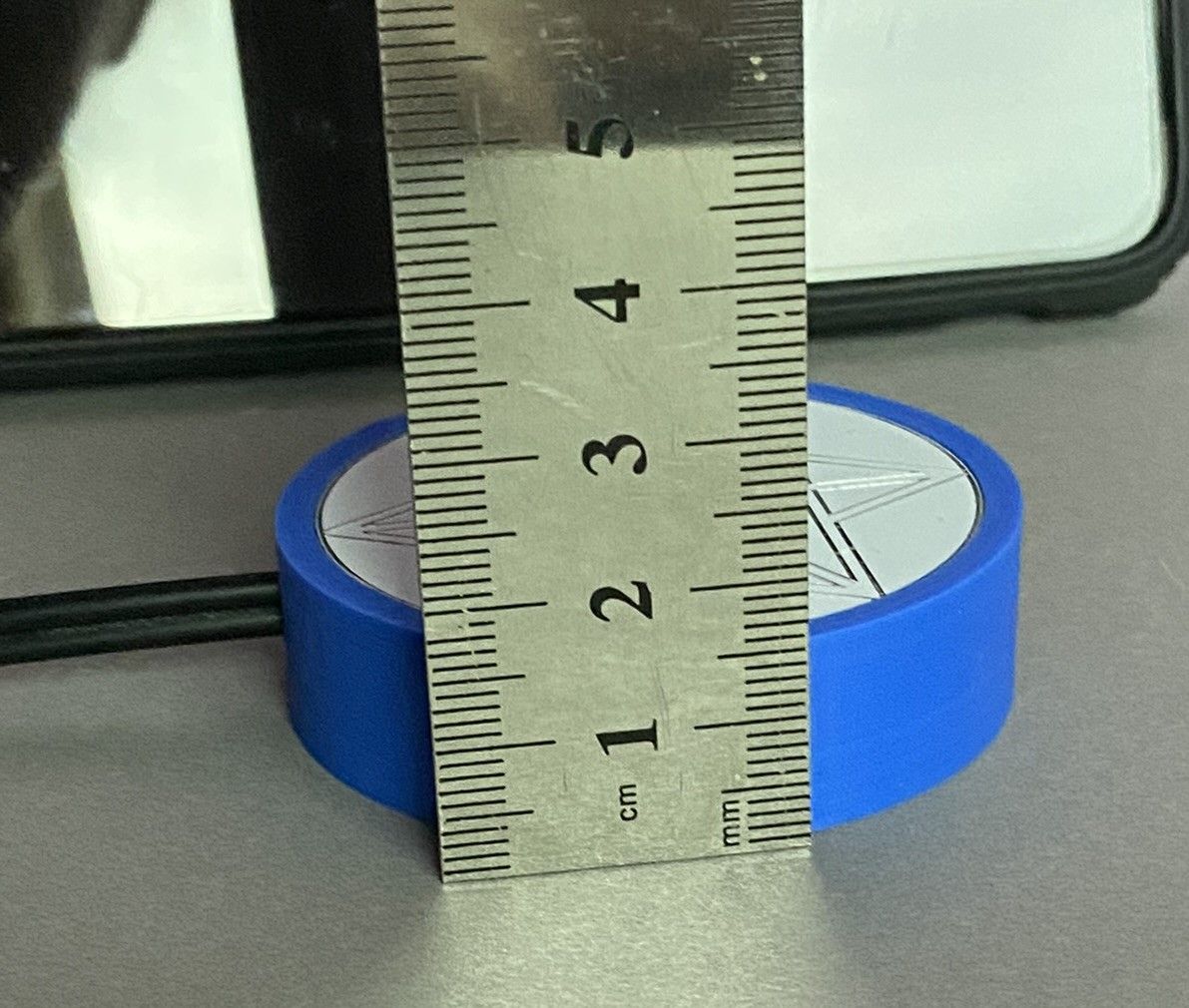 50 mm VibraNex flach, blau, Oberflächenplatte zinnlegiert – Produktansicht 1