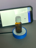 50 mm VibraNex flach, blau, Oberflächenplatte zinnlegiert – Produktansicht 1
