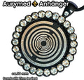 Amulett – Glamour – Lakhovsky MWO – 25 mm / zinnlegiert / Fassung schwarze – Produktansicht 1
