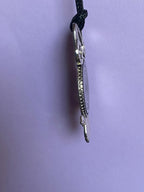 Amulett – Eule – Lakhovsky MWO Antenne als – Lakhovsky MWO – 25 mm / zinnlegiert / Fassung silberfarben – Produktansicht 1