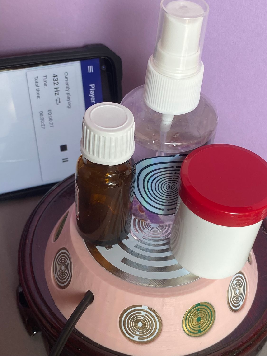 69 mm VibraNex UFO, 1-farbig, Oberflächenplatte zinnlegiert – Produktansicht 1