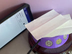 69 mm VibraNex UFO, 1-farbig, Oberflächenplatte zinnlegiert, Füllung Amethyst – Produktansicht 1