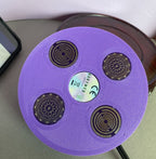 69 mm VibraNex UFO, 1-farbig, Oberflächenplatte zinnlegiert, Füllung Amethyst – Produktansicht 1