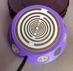 69 mm VibraNex UFO, 1-farbig, Oberflächenplatte zinnlegiert, Füllung Amethyst – Produktansicht 1