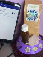 69 mm VibraNex UFO, 1-farbig, Oberflächenplatte zinnlegiert, Füllung Amethyst – Produktansicht 1