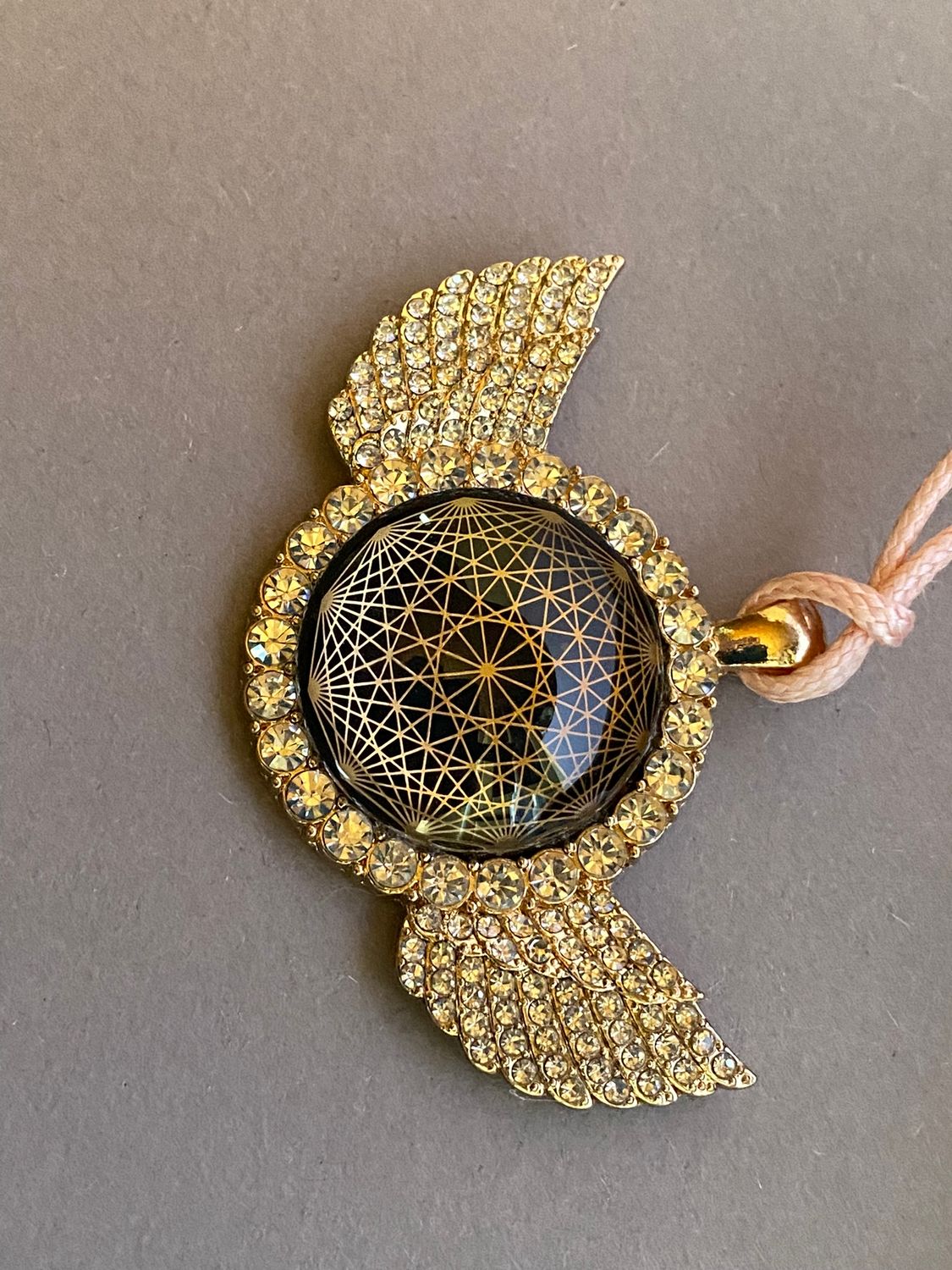 Amulett – glamour – Dodecagram – 25 mm / goldlegiert – Produktansicht 1
