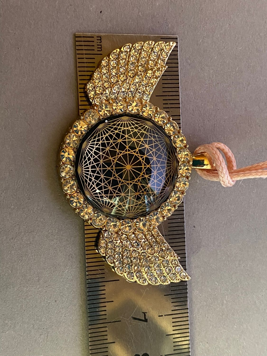 Amulett – glamour – Dodecagram – 25 mm / goldlegiert – Produktansicht 1
