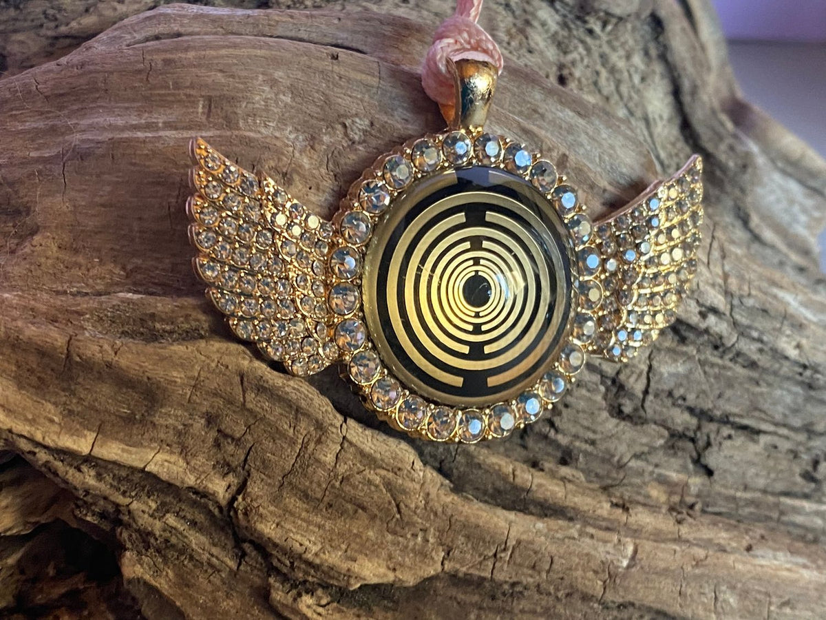 Amulett – glamour – Lakhovsky MWO – 25 mm / goldlegiert – Produktansicht 1
