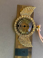 Amulett – glamour – Lakhovsky MWO – 25 mm / goldlegiert – Produktansicht 1