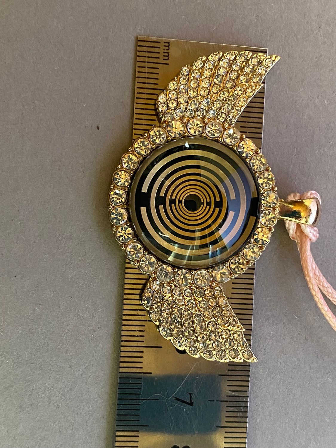 Amulett – glamour – Lakhovsky MWO – 25 mm / goldlegiert – Produktansicht 1