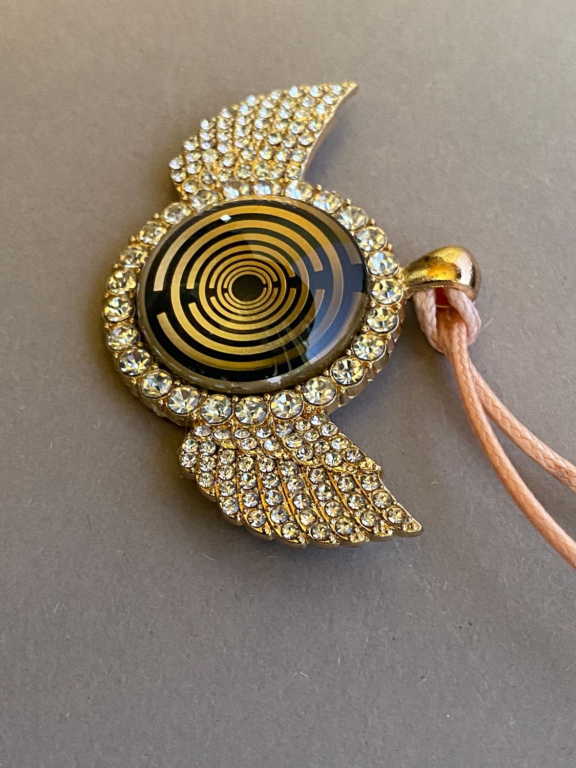 Amulett – glamour – Lakhovsky MWO – 25 mm / goldlegiert – Produktansicht 1