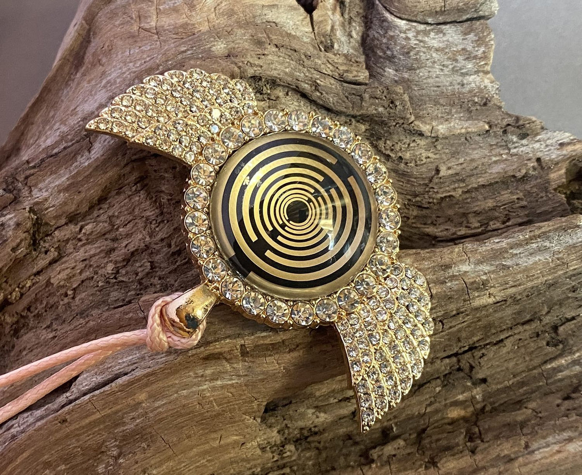 Amulett – glamour – Lakhovsky MWO – 25 mm / goldlegiert – Produktansicht 1