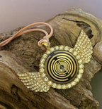 Amulett – glamour – Lakhovsky MWO – 25 mm / goldlegiert – Produktansicht 1