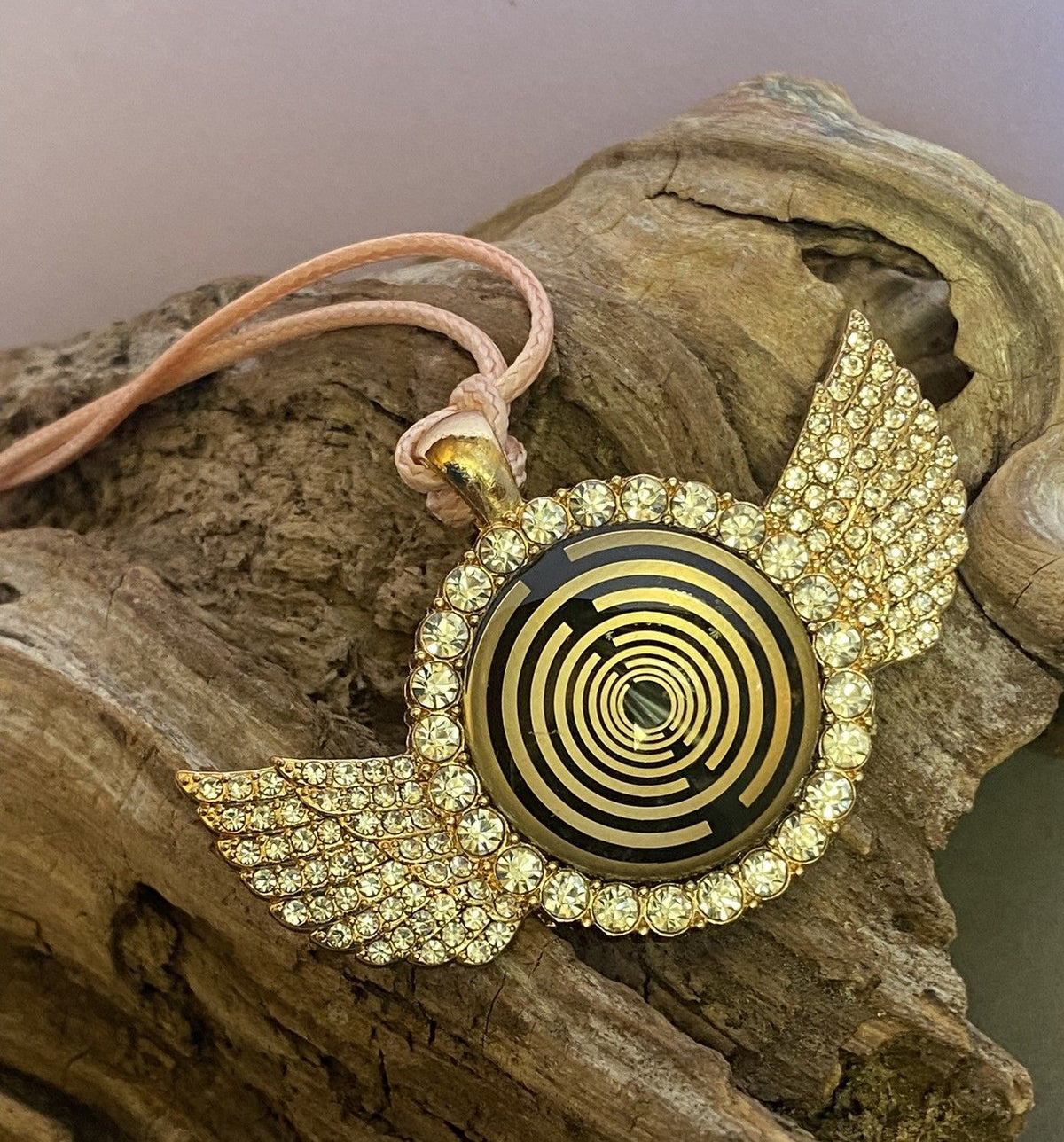 Amulett – glamour – Lakhovsky MWO – 25 mm / goldlegiert – Produktansicht 1