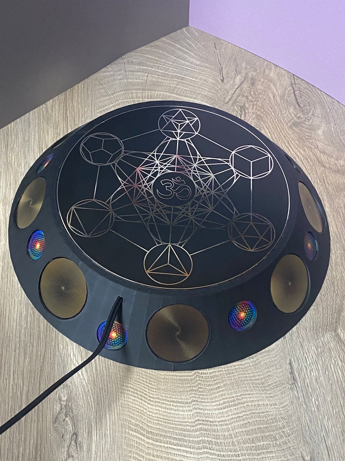 200 mm VibraNex UFO – 1-farbig, Oberflächenplatte zinnlegiert – Produktansicht 1