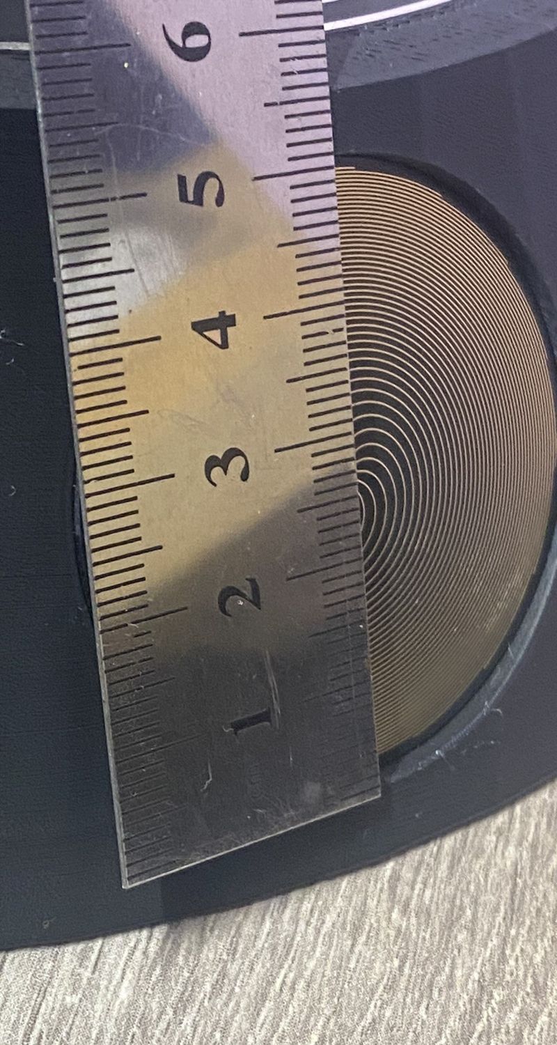 200 mm VibraNex UFO – 1-farbig, Oberflächenplatte zinnlegiert – Produktansicht 1