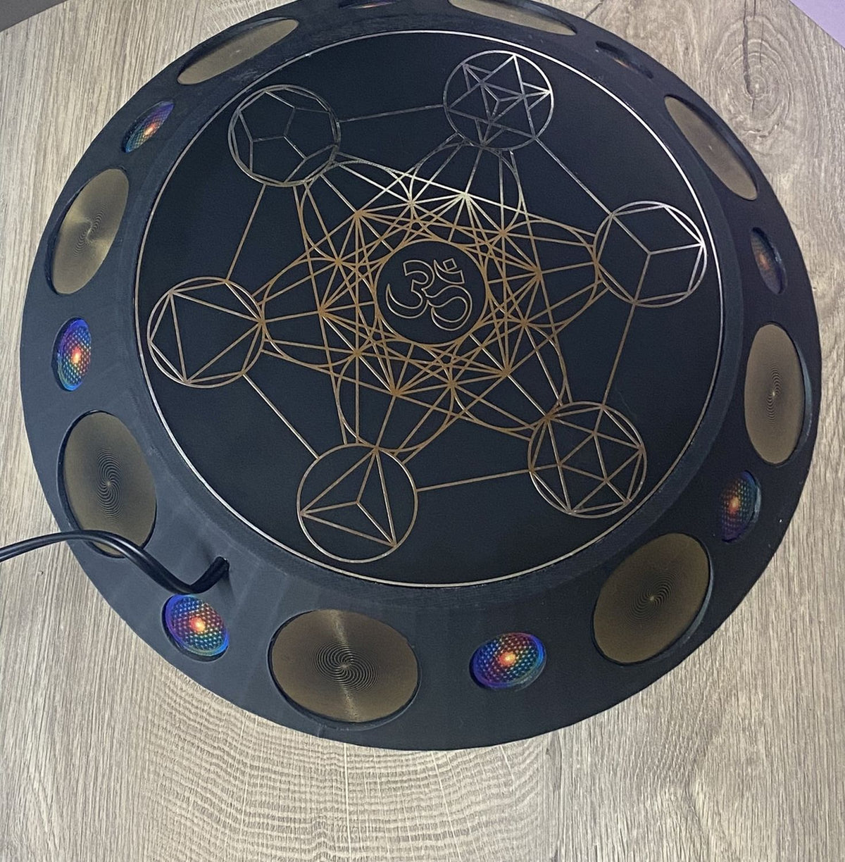 200 mm VibraNex UFO – 1-farbig, Oberflächenplatte zinnlegiert – Produktansicht 1