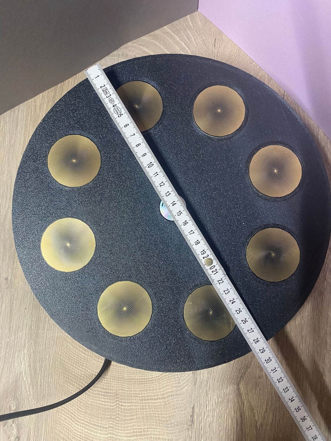 200 mm VibraNex UFO – 1-farbig, Oberflächenplatte zinnlegiert – Produktansicht 1