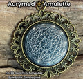 Amulett – Lakhovsky MWO – 25 mm / zinnlegiert / schwarz – Produktansicht 1