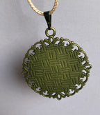 Amulett – Lakhovsky MWO – 25 mm / zinnlegiert / schwarz – Produktansicht 1