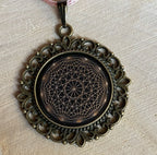 Amulett – Lakhovsky MWO – 25 mm / zinnlegiert / schwarz – Produktansicht 1