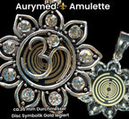 Amulett – Lotus Glitzer – Lakhovsky MWO – Lakhovsky MWO + Lotus – nachtschwarz – Produktansicht 1