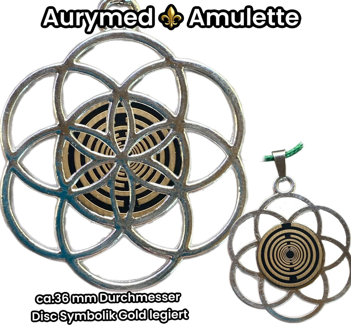 Amulett – Samen des Lebens – Lakhovsky MWO – Lakhovsky MWO – nachtschwarz – Produktansicht 1