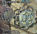 Amulett – Merkaba Kreis – Lakhovsky MWO – Lakhovsky MWO + Merkaba – nachtschwarz – Produktansicht 1