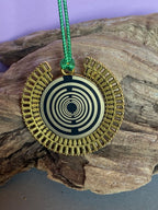 Amulett – bronzefarben, Sri Yantra – Lakhovsky MWO – Produktansicht 1